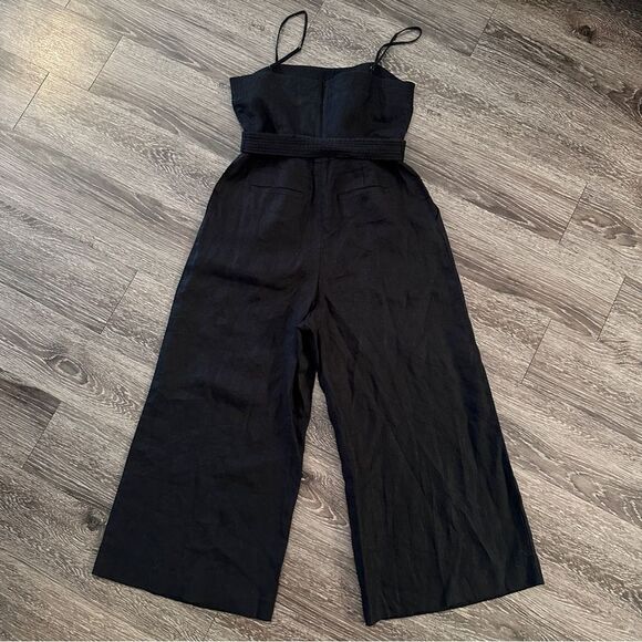 J. Crew Wide Leg Linen Jumpsuit - Picture 6 of 9